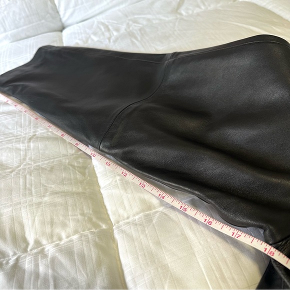 Worthington Genuine Lambskin Leather Coat Women’s Medium Zip Up Jacket Vtg Black - Picture 12 of 13